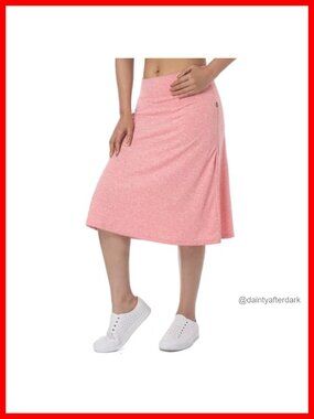 Athletic Skorts with Pockets, High Waisted Midi Skirt, 26" Length